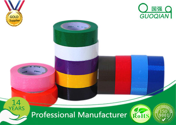 Porcellana Lati d'imballaggio del nastro colorato forte acrilico del pacchetto di BOPP singolo 50mm * 66 m. fornitore