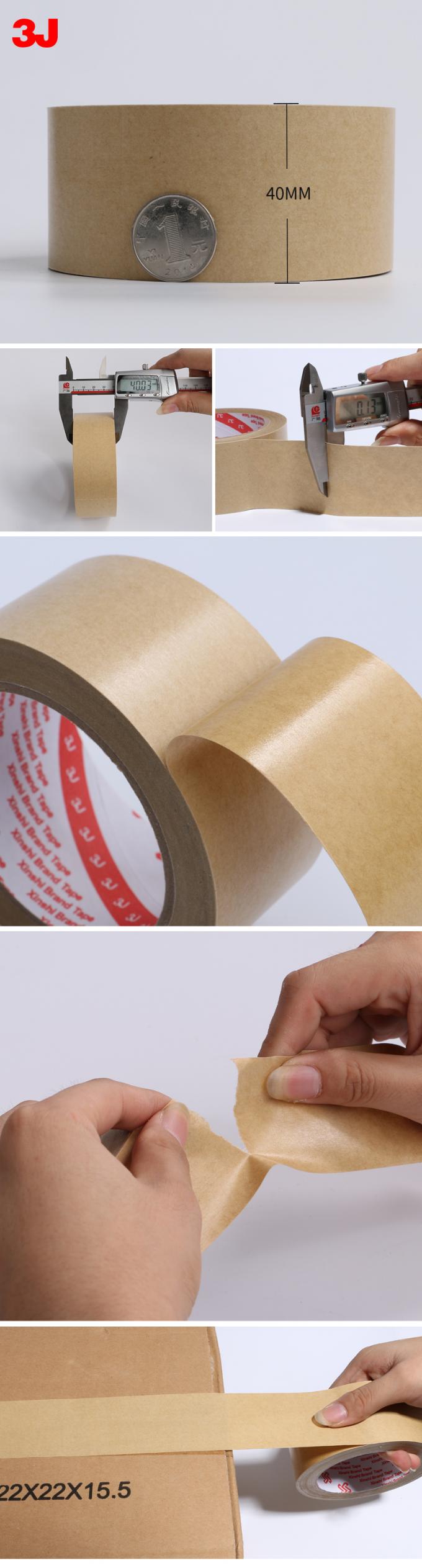 Kraft gommato ondulato di nastro di carta con 2,5 pollici X 600 piedi