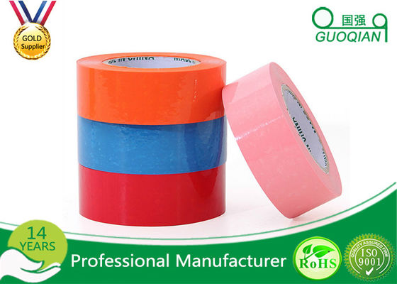Porcellana L'abitudine ha stampato nastro rosa/blu dell'imballaggio, protezioni dell'ambiente appiccicosa colorata del nastro 35 - 65 Mic fornitore