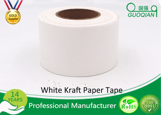 Porcellana Nastro attivato acqua di nastro di carta autoadesiva gommata impermeabile bianca di Kraft fornitore